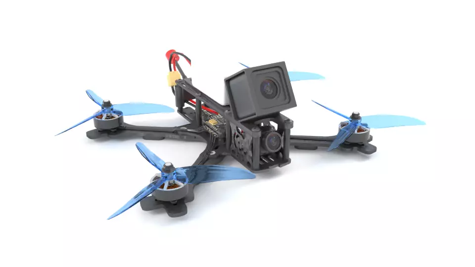 Freestyle FPV Drone - 3D Model Game Ready Low-poly 3D model_0
