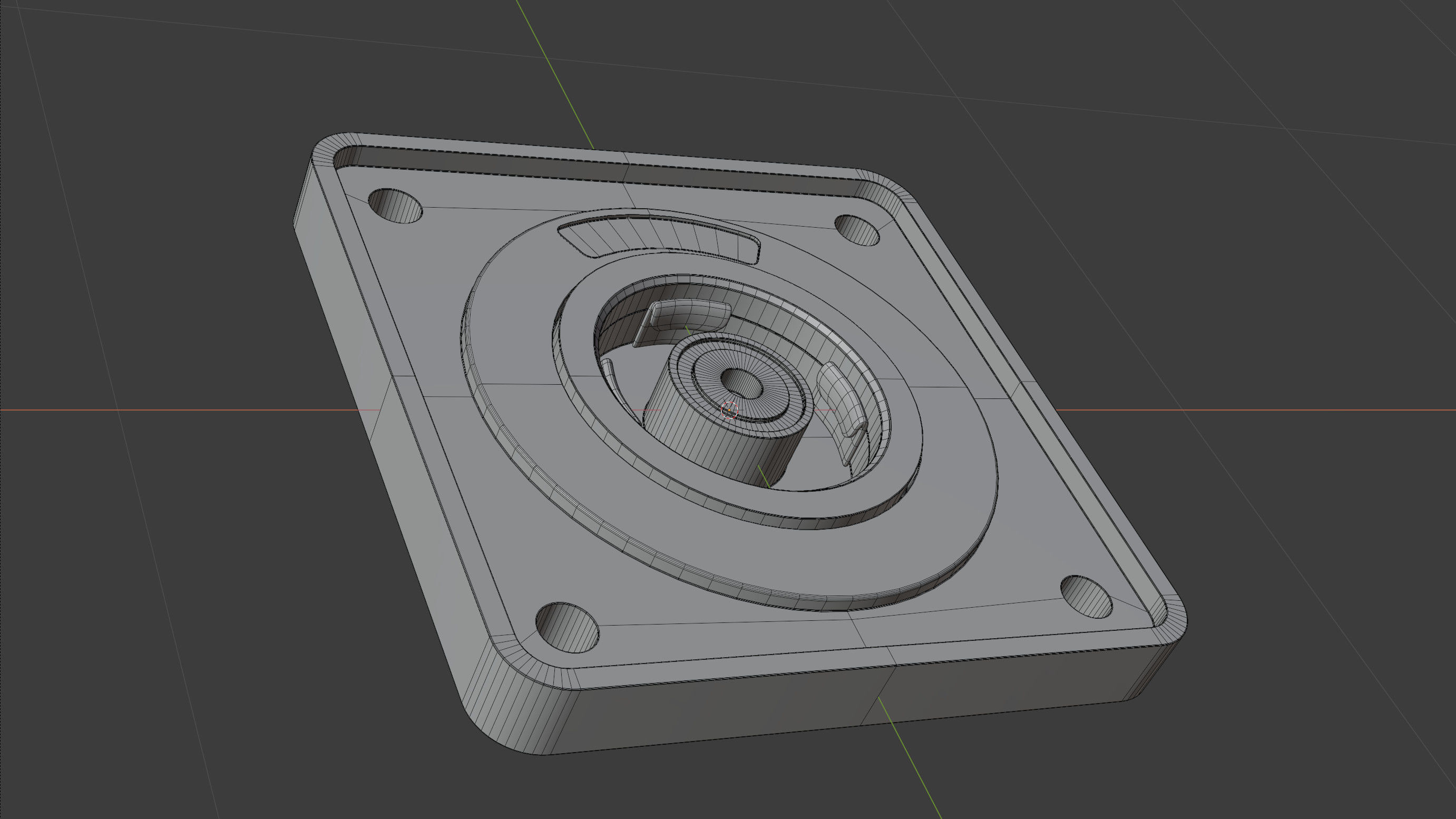 charging unit 3D model_6