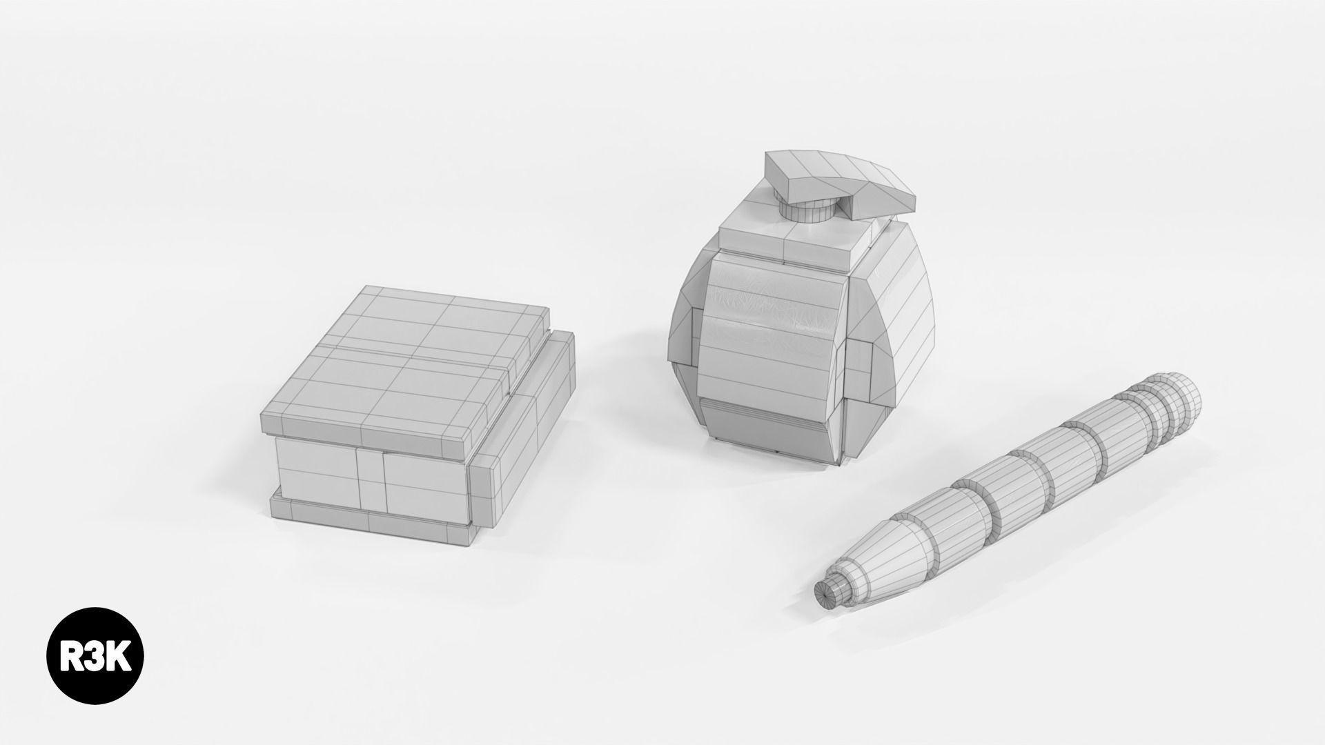 LEGO Brick Apple Pencil and Book Minibuild 3D model_4