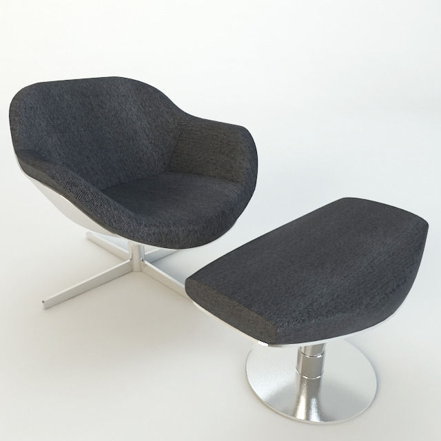 Auckland Armchair 3D model_1