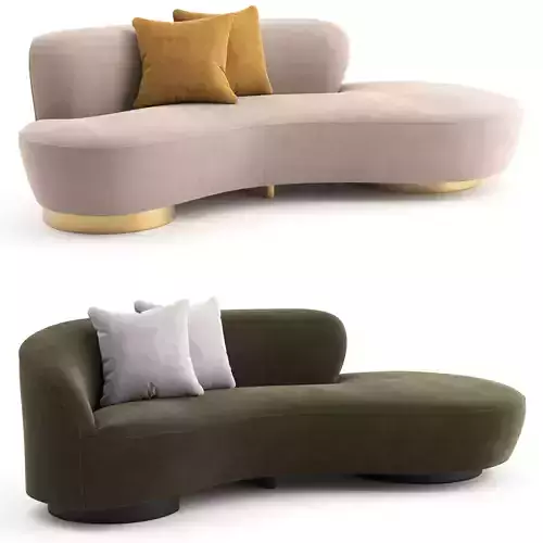 Shorty Sofa by Vladimir Kagan 3D model