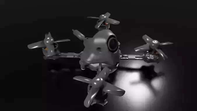 Betta FPV HXX100 - 3D Model Game Ready Low-poly 3D model