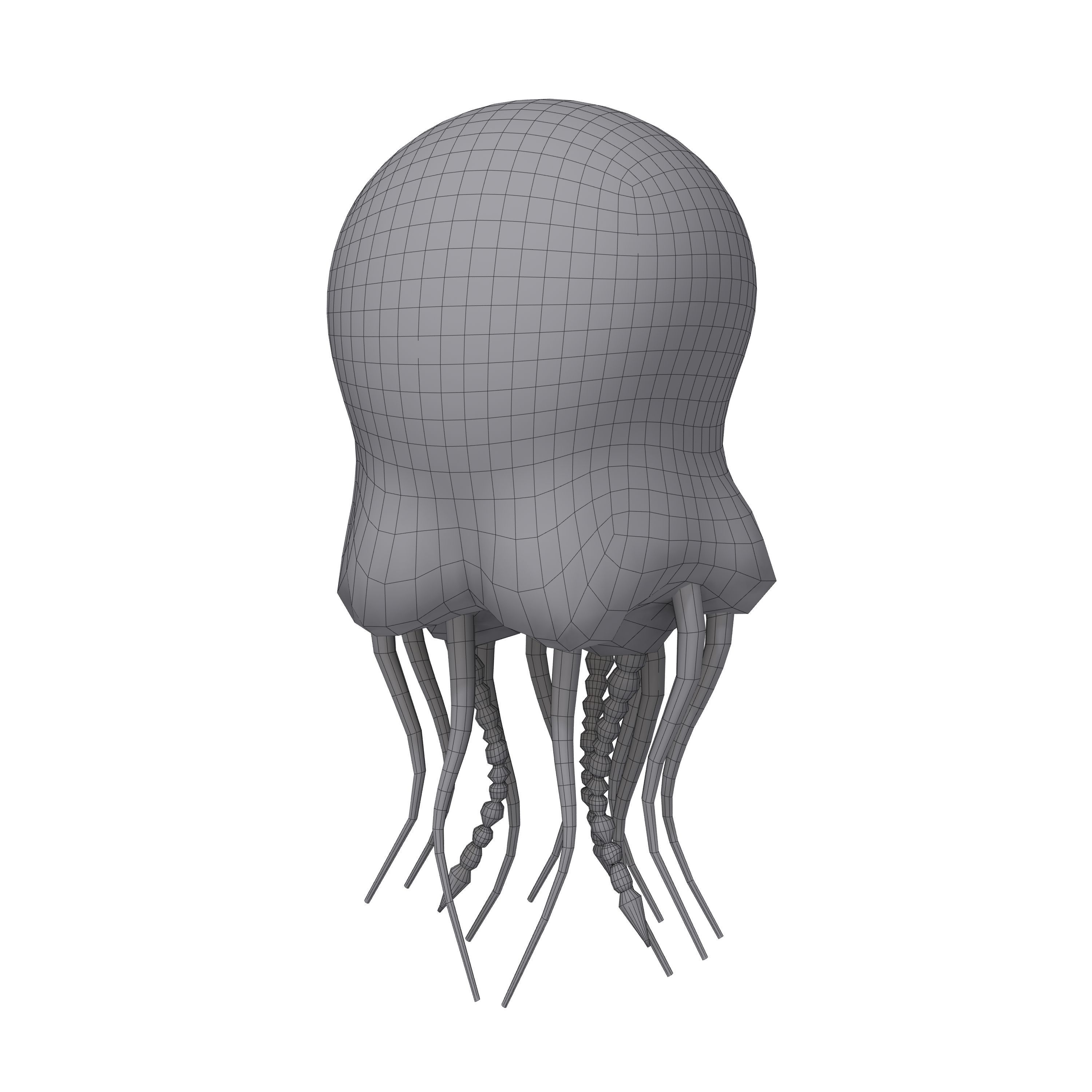 Jellyfish Cartoon 3D model_11