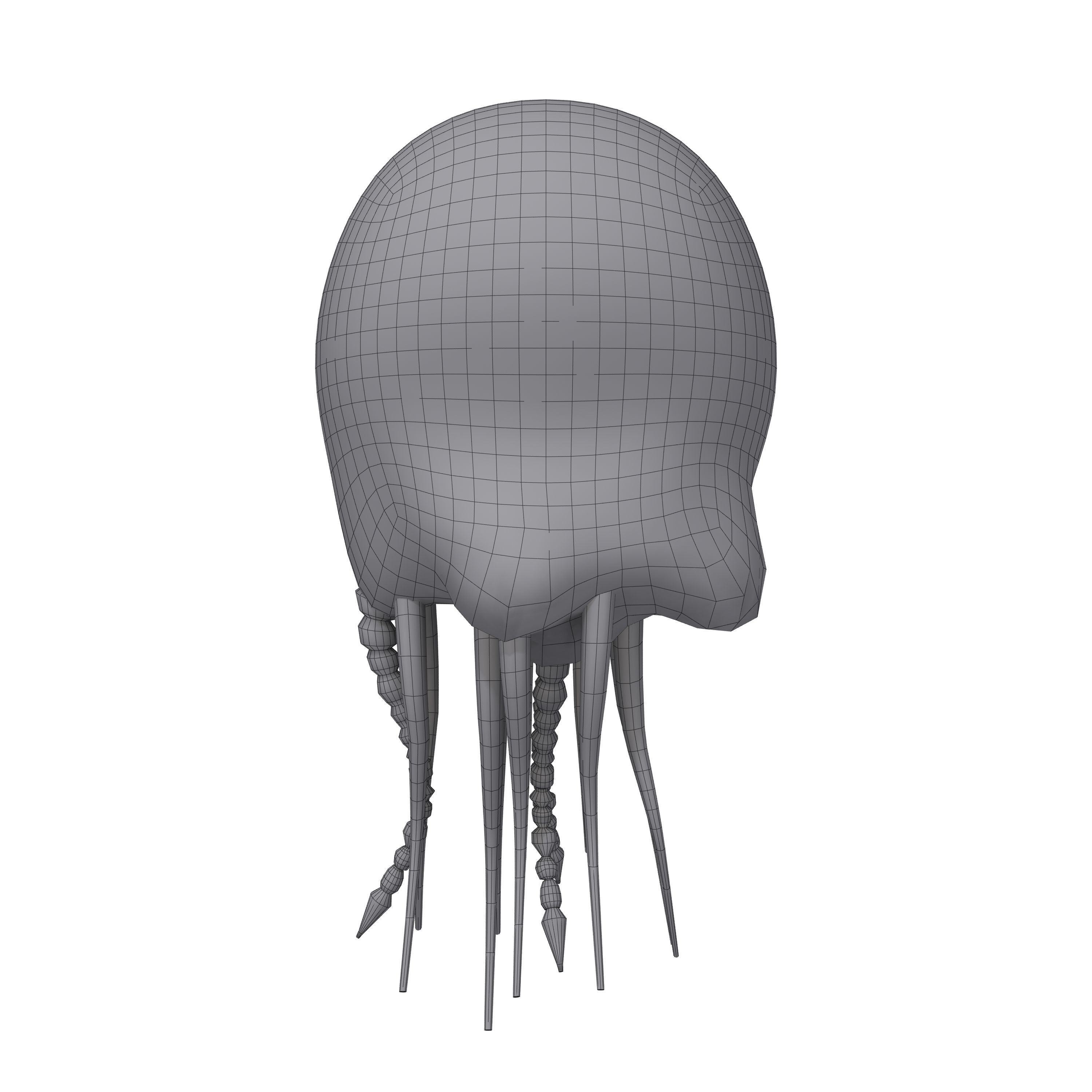 Jellyfish Cartoon 3D model_9