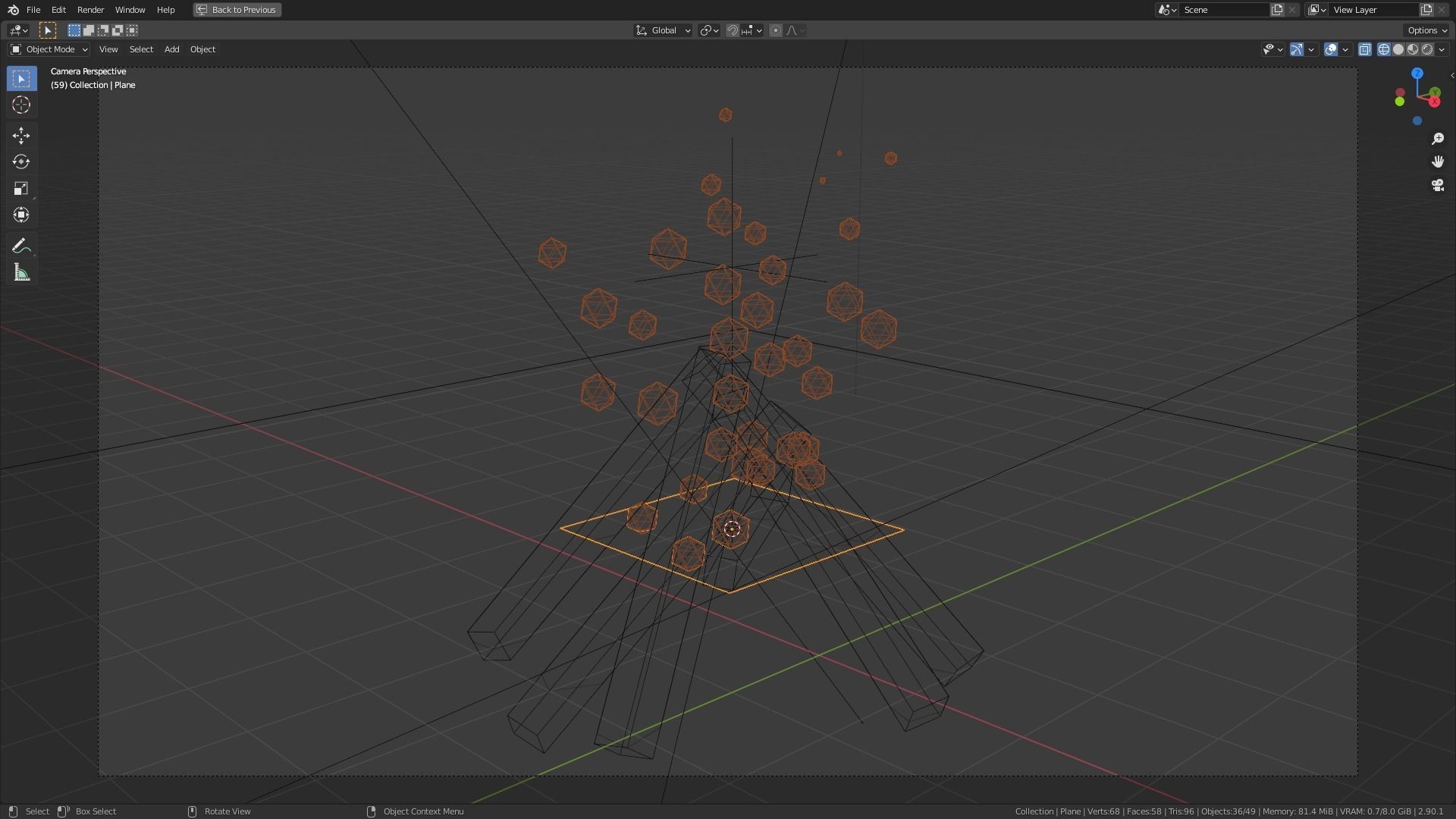 lowpoly campfire 3D model_3