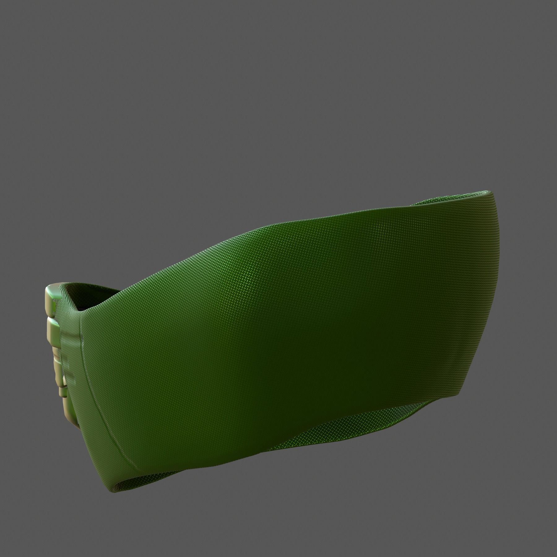 Gas mask helmet 3d model scifi Low-poly Low-poly 3D model_5