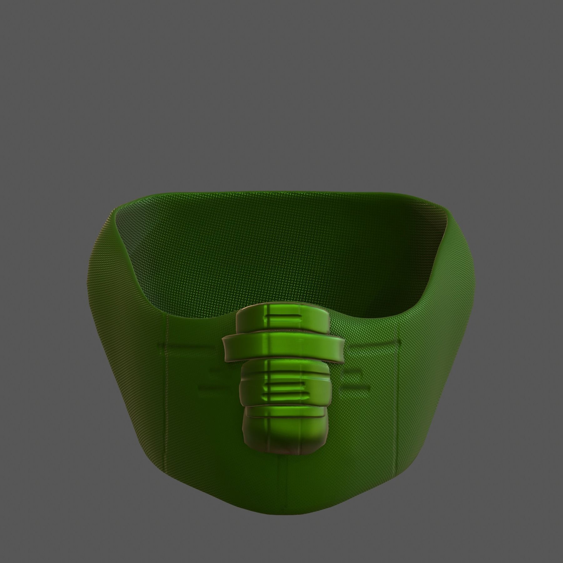 Gas mask helmet 3d model scifi Low-poly Low-poly 3D model_2