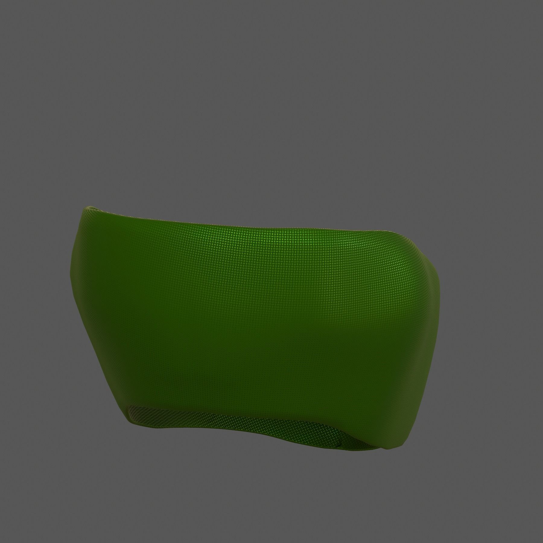 Gas mask helmet 3d model scifi Low-poly Low-poly 3D model_4