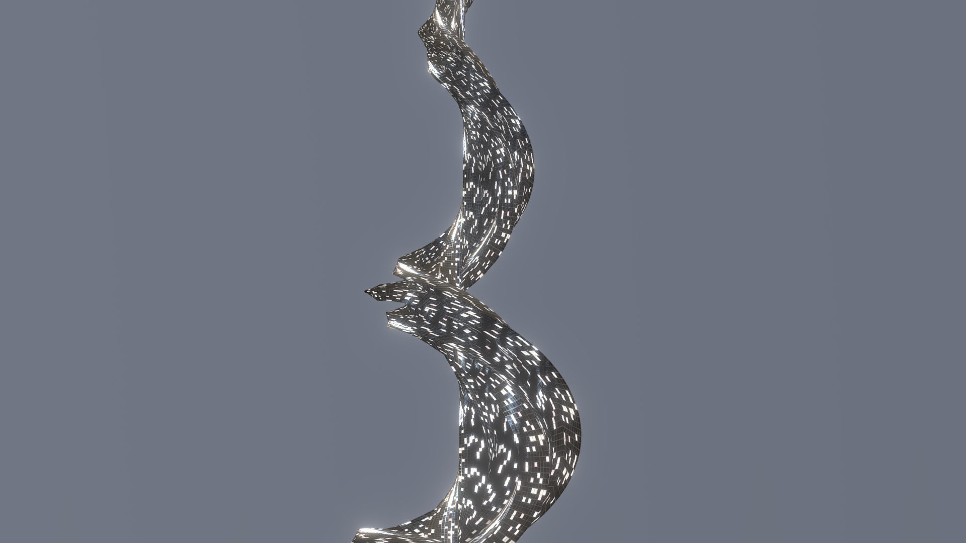 Sci Fi Tower 4 3D model_1