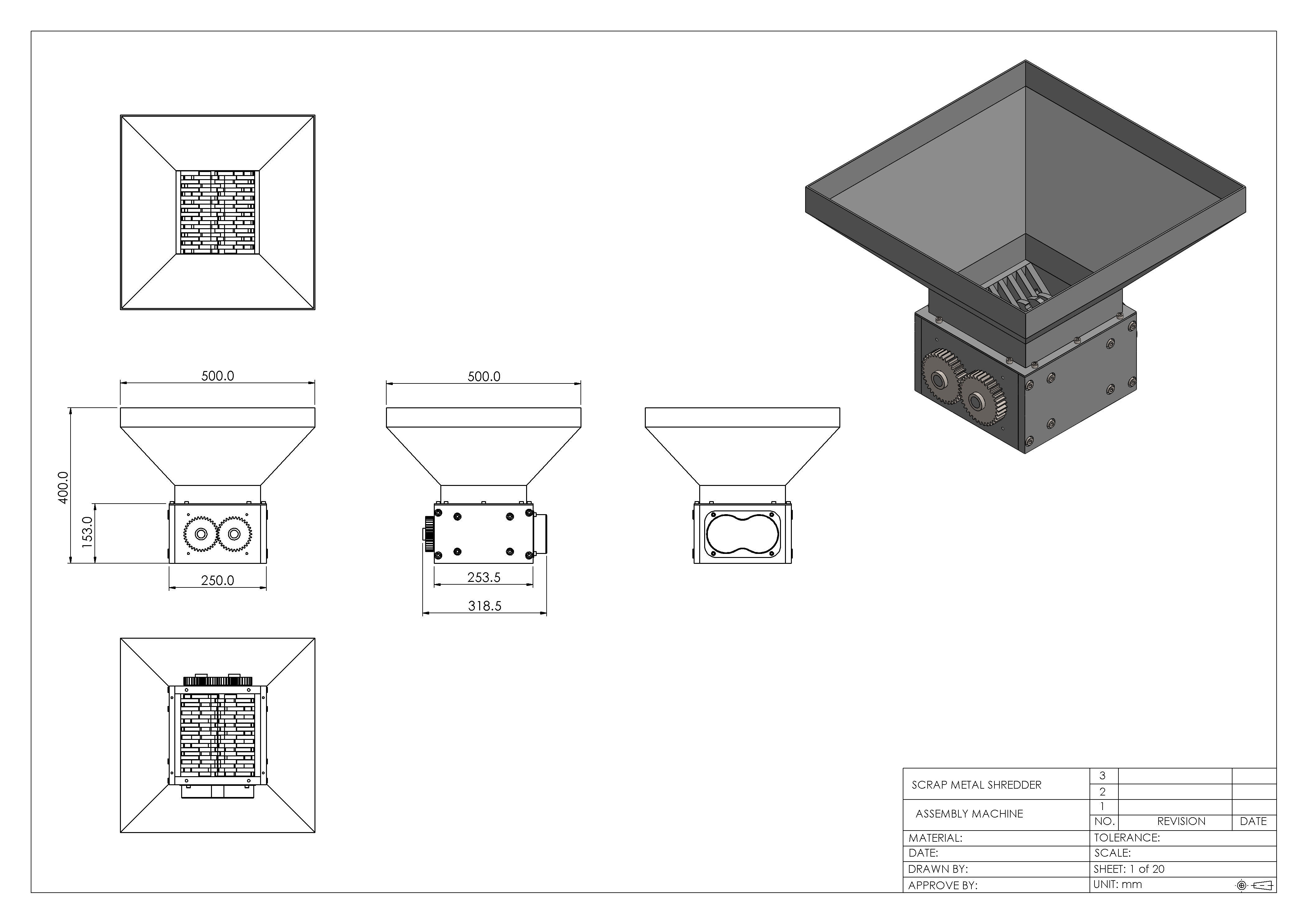 Scrap Metal Shredder 3D print model_5
