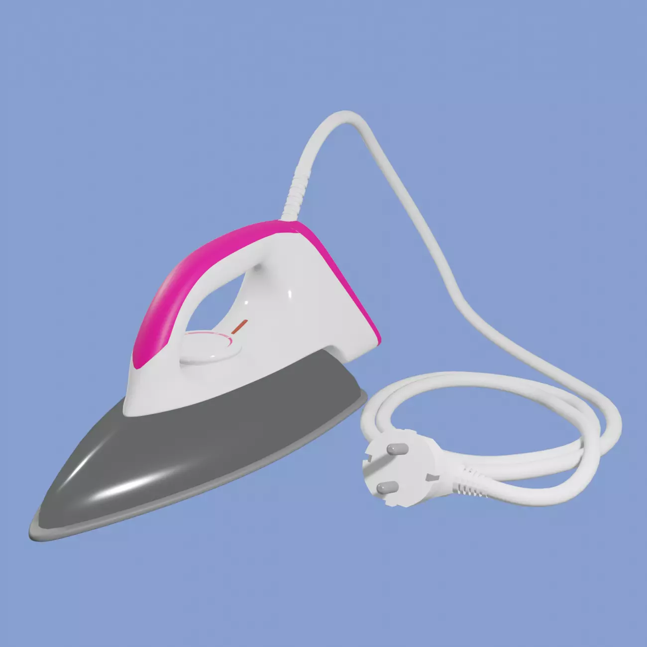 Clothes Iron Free 3D model_0