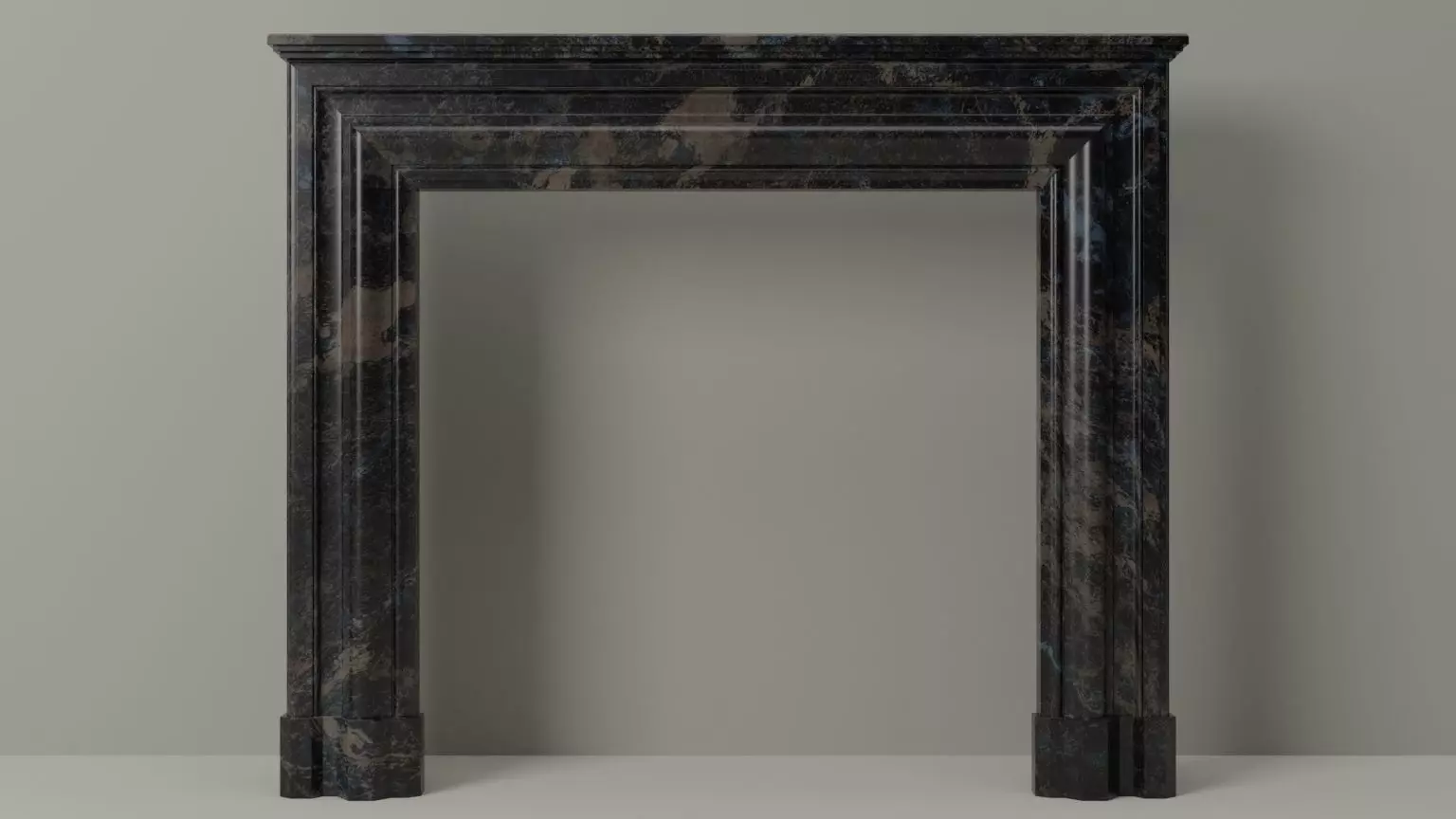 Architectural Fireplace mantel 3D model_0