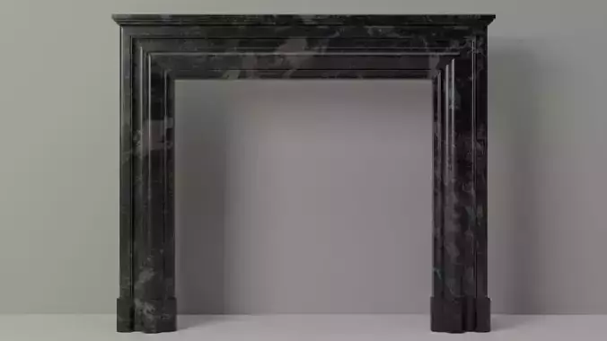 Architectural Fireplace mantel 3D model