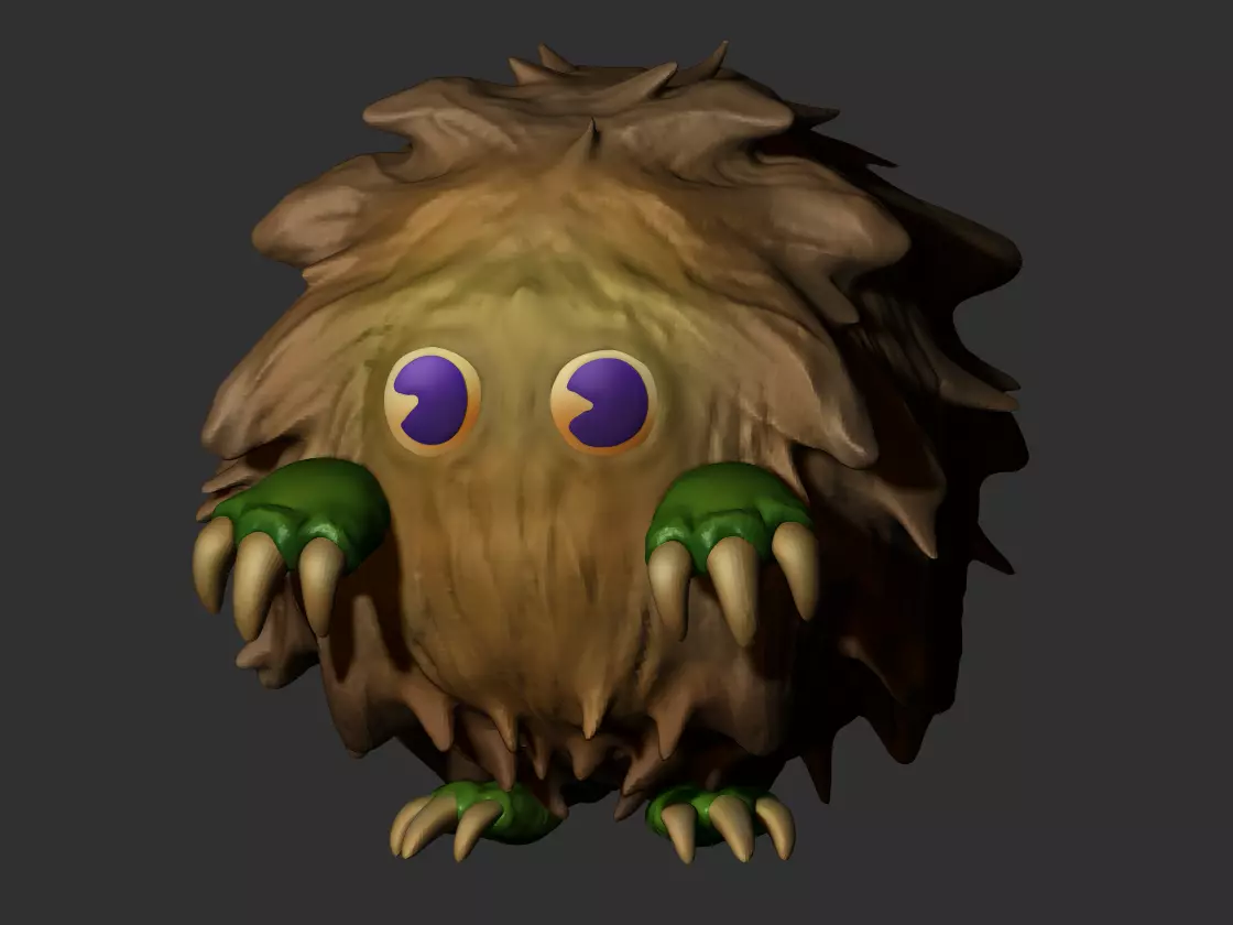 Kuriboh - yu-gi-oh 3D print model_0