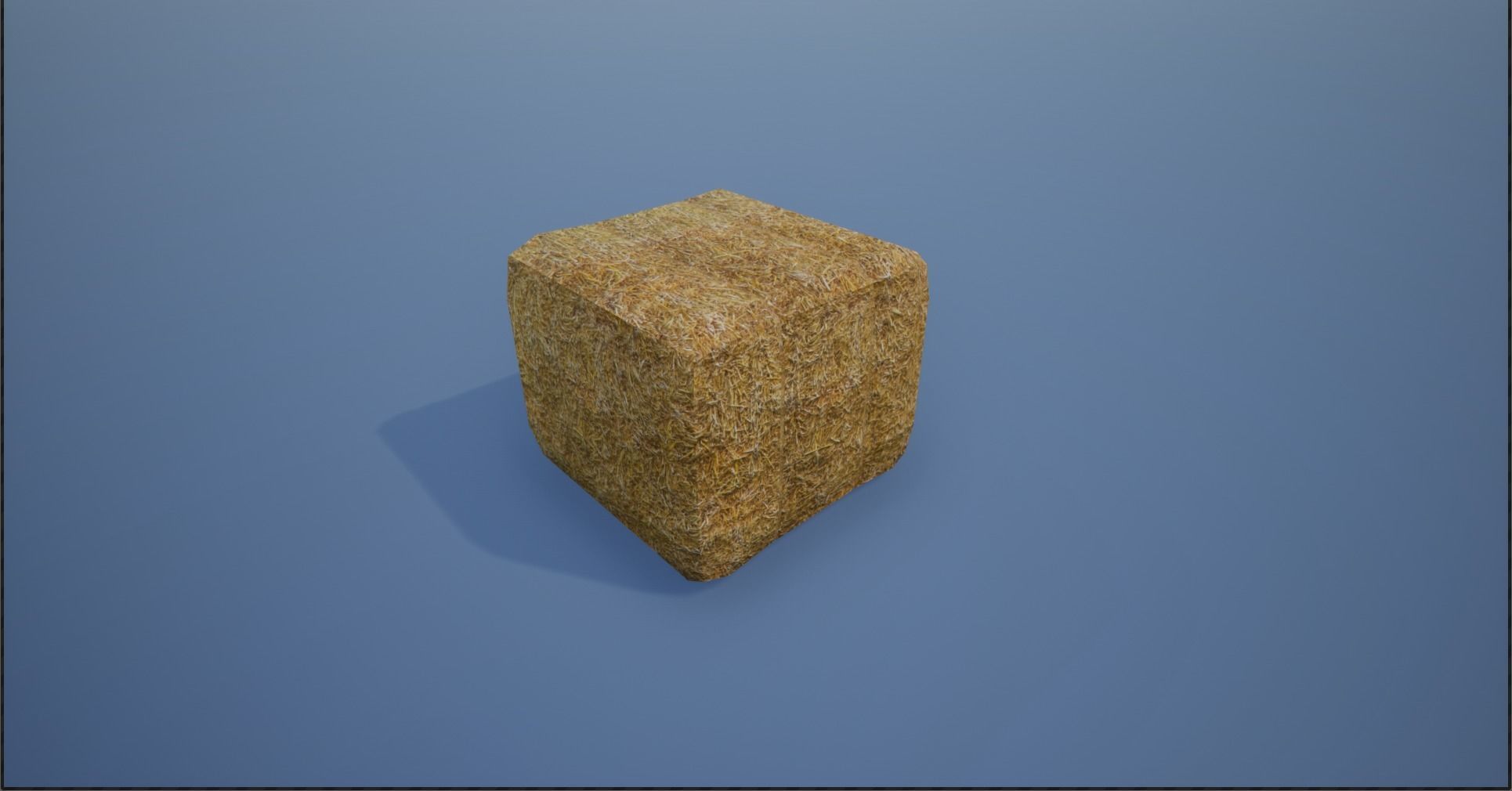 Lowpoly Hay Stacks Low-poly 3D model_8