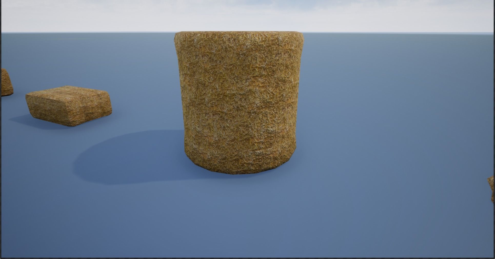 Lowpoly Hay Stacks Low-poly 3D model_14