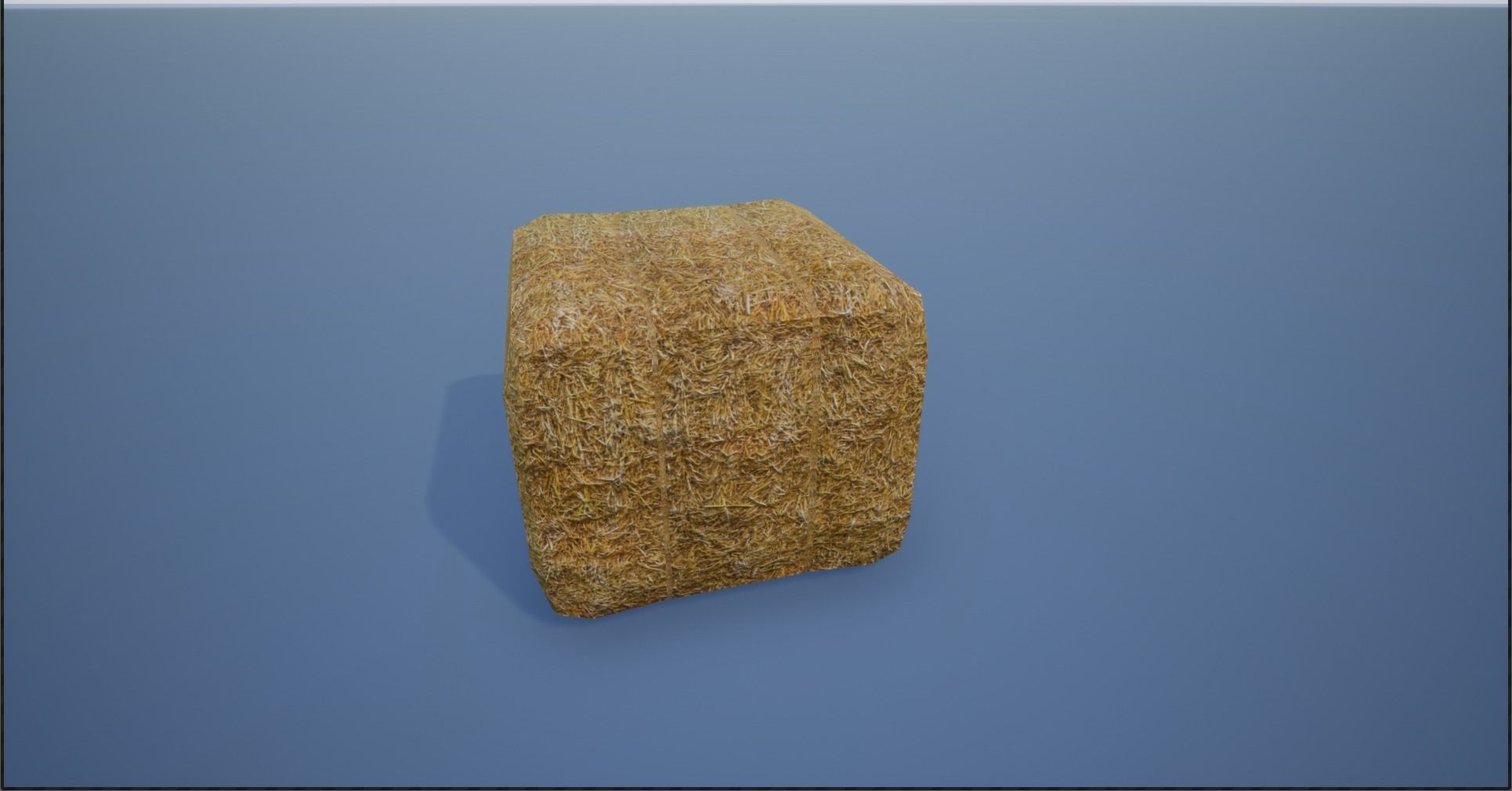 Lowpoly Hay Stacks Low-poly 3D model_9