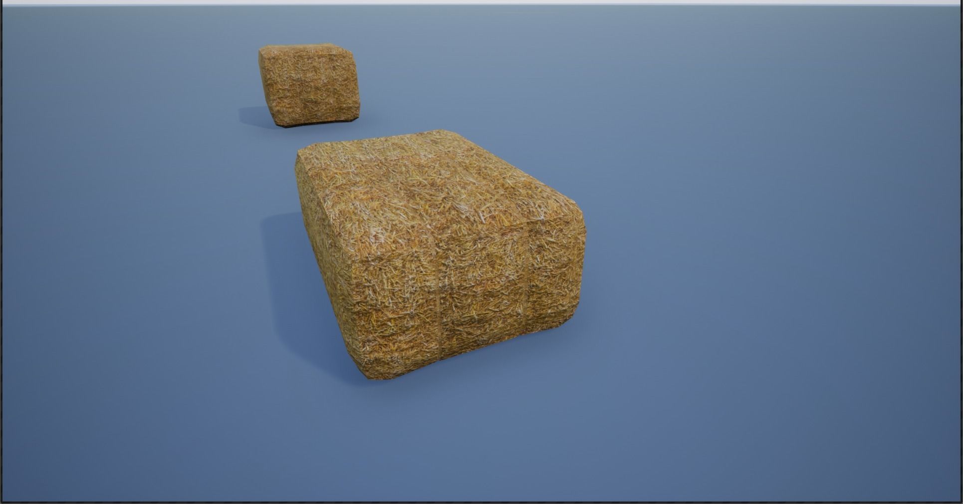 Lowpoly Hay Stacks Low-poly 3D model_12