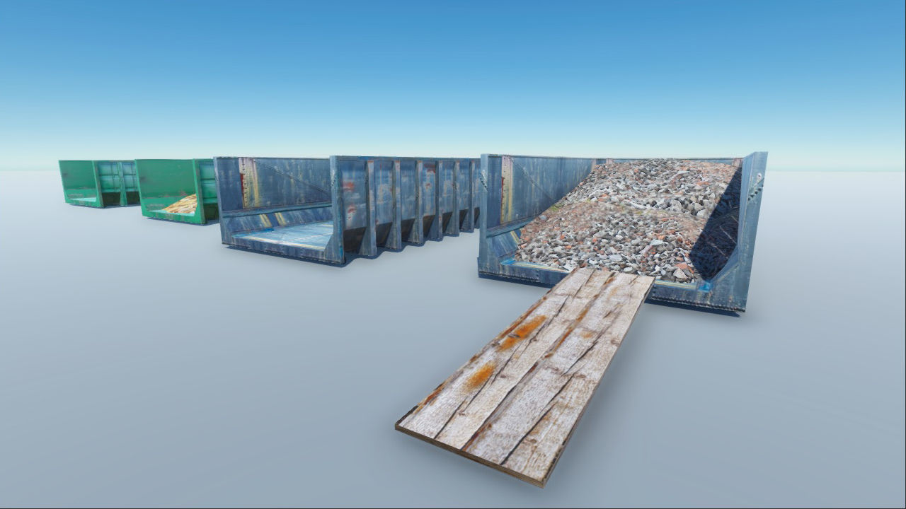 Industrial Props and Warehouse Low-poly 3D model_9