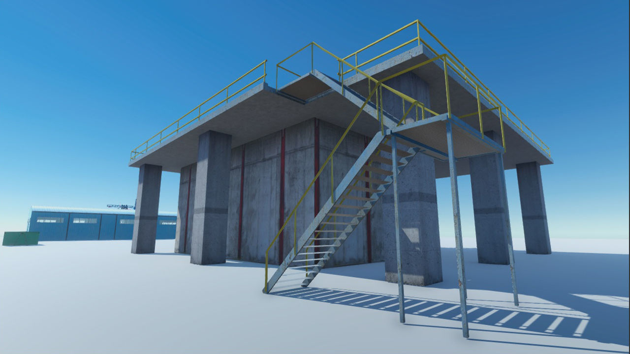 Industrial Props and Warehouse Low-poly 3D model_8