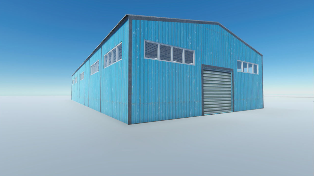 Industrial Props and Warehouse Low-poly 3D model_4