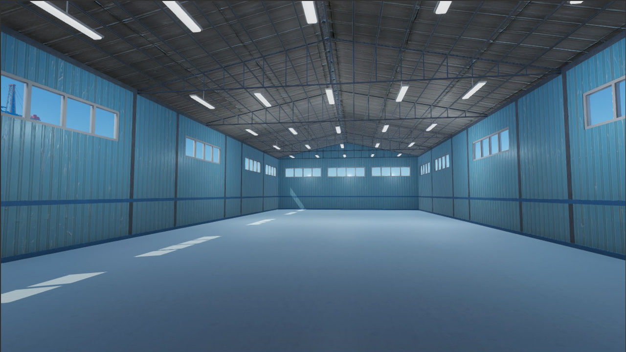 Industrial Props and Warehouse Low-poly 3D model_5