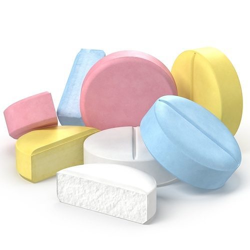 Medical Tablet v1 Low-poly 3D model