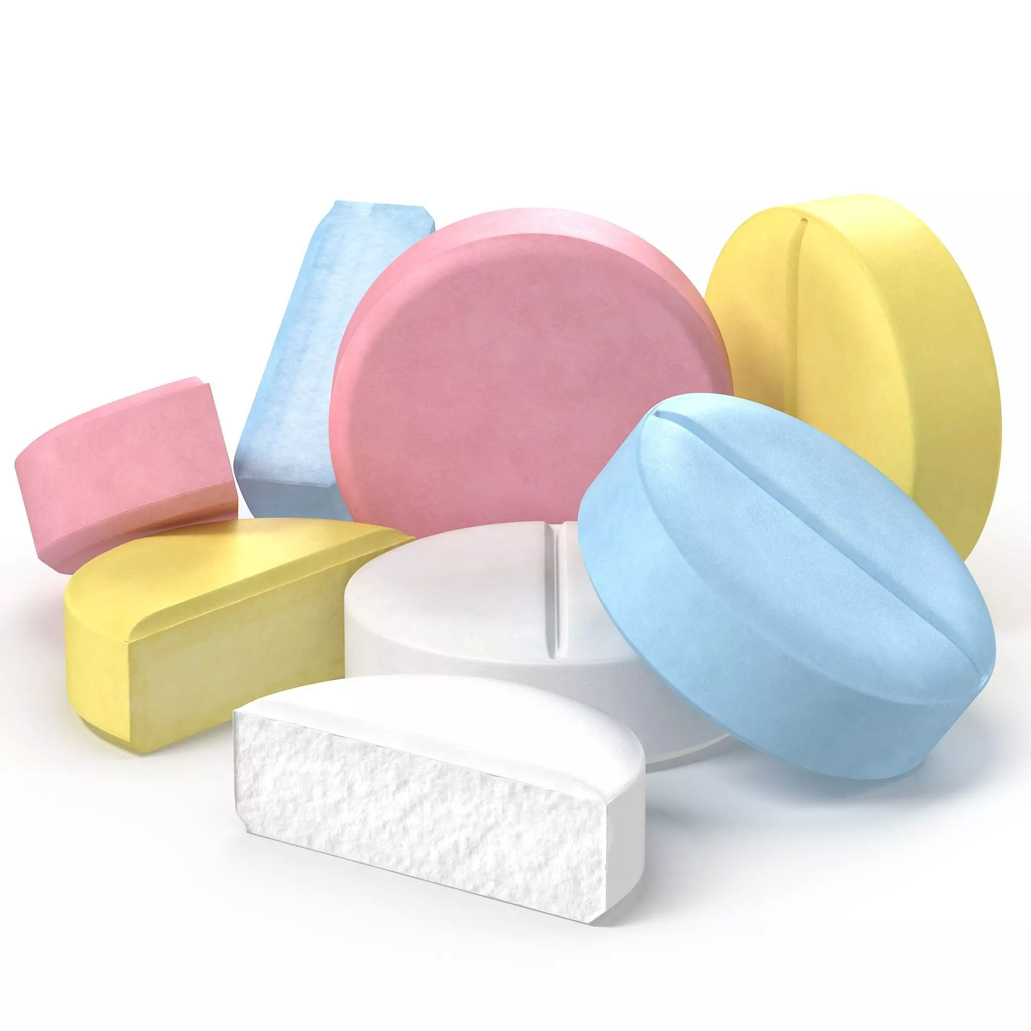 Medical Tablet v1 Low-poly 3D model