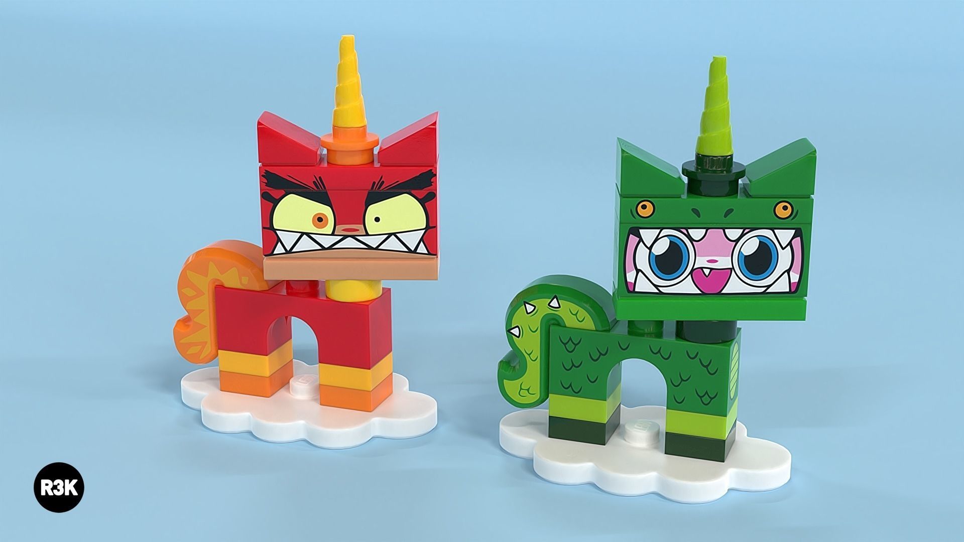 LEGO Unikitty Series 1 - Complete Set 3D model_1