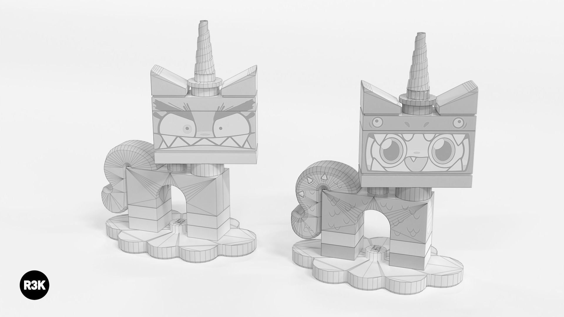 LEGO Unikitty Series 1 - Complete Set 3D model_4