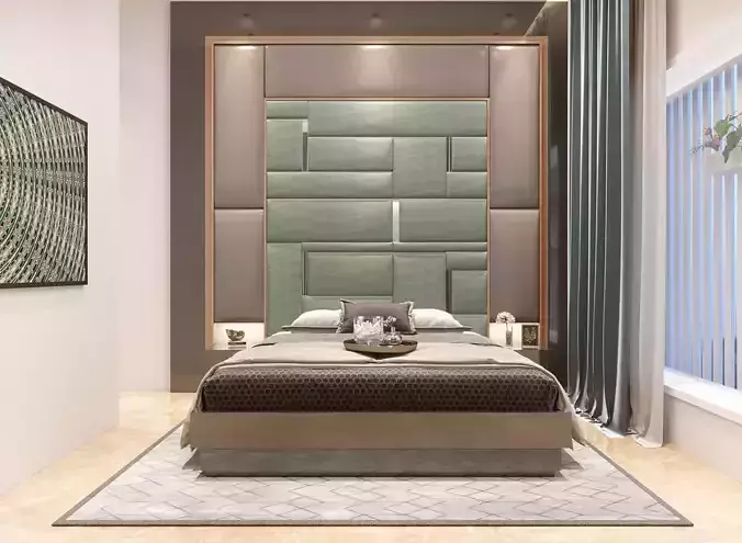 bedroom interior 3D model