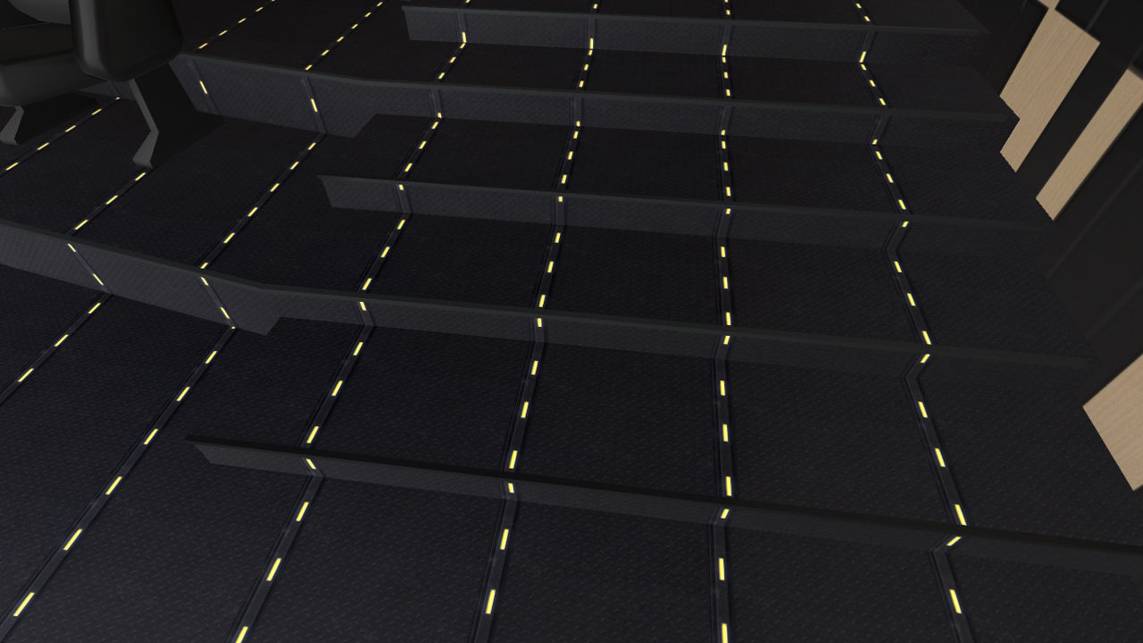 Modern Cinema Hall 06 Low-poly 3D model_7