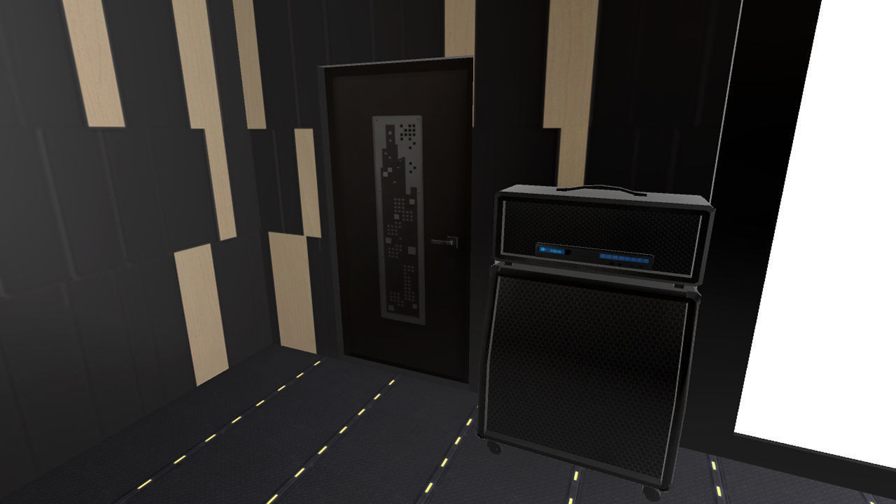 Modern Cinema Hall 06 Low-poly 3D model_6