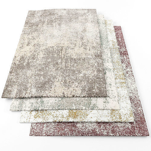 Rugs-902 grunge rug Low-poly 3D model