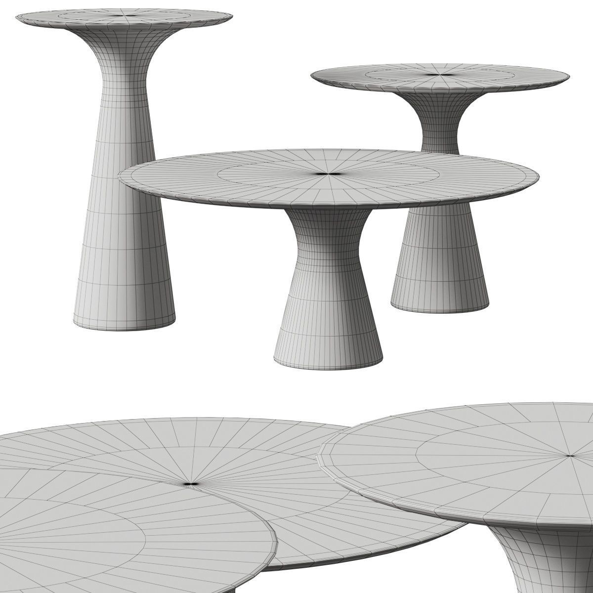 Alinea Design Objects Angelo M Coffee Tables 3D model_2