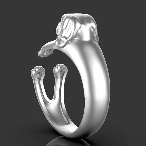 dog ring Silver Gold  Print Silver Gold  Print 3D print model_8
