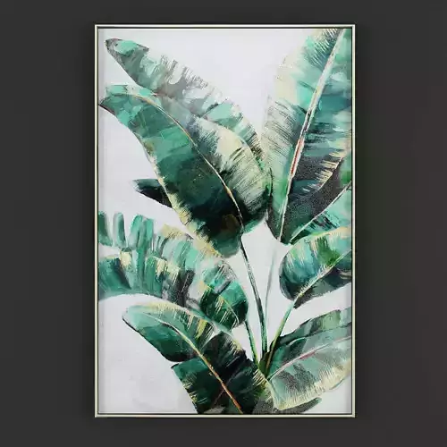 Pictures29 banana leaf wall art