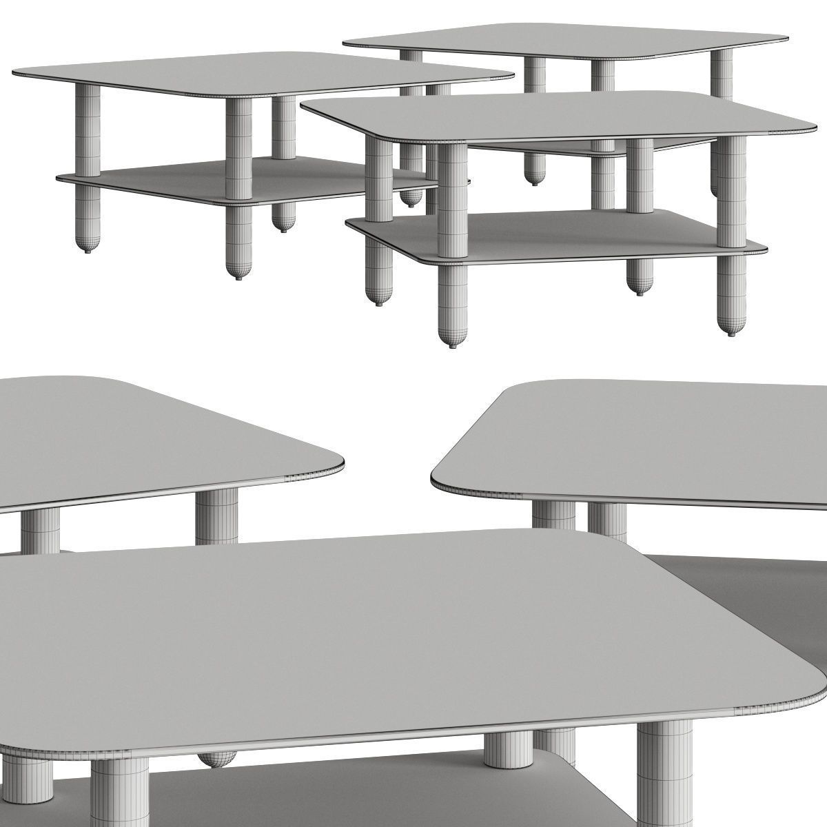Fogia Big Sur Coffee Tables 3D model_1