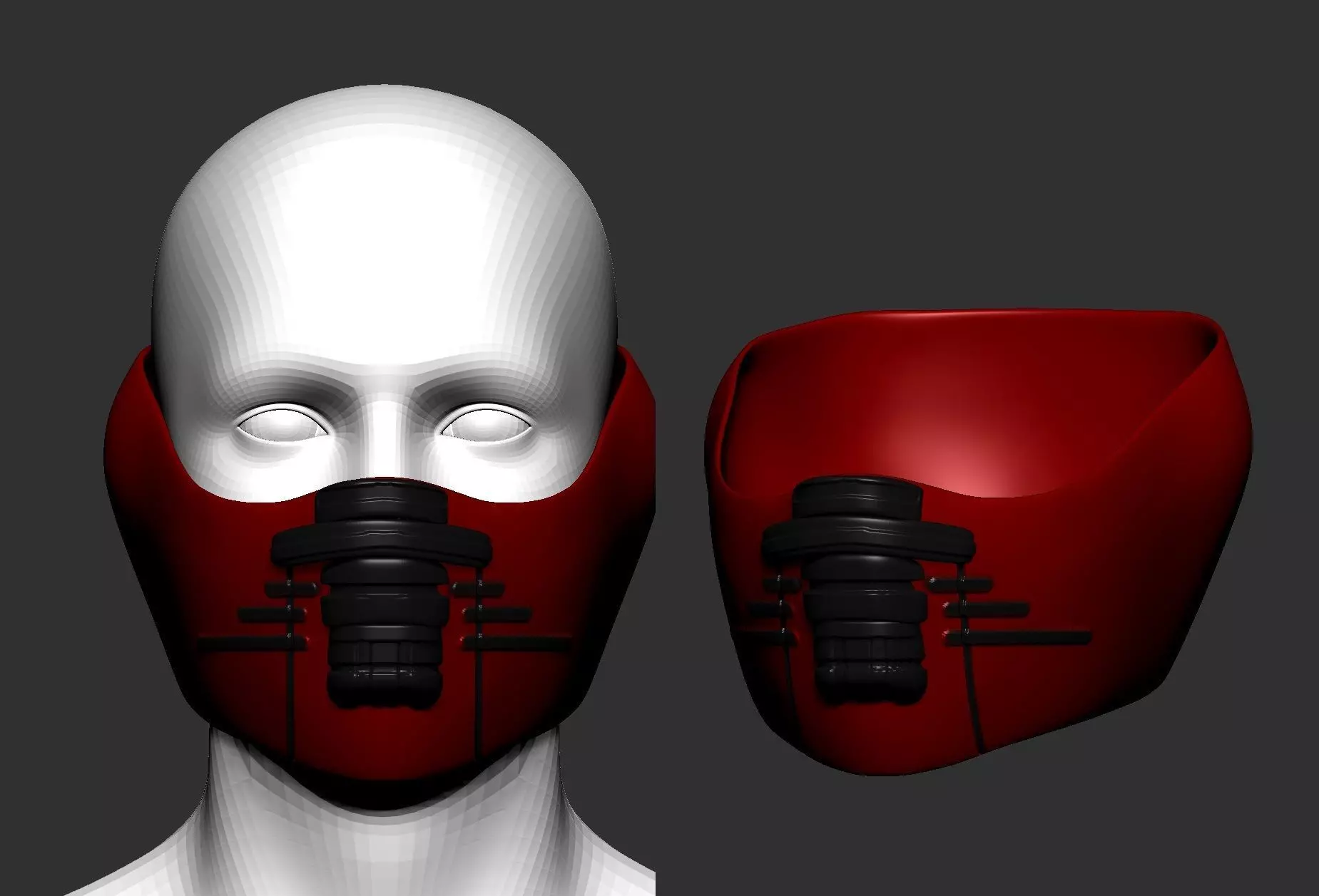 helmet high poly sculpt 3d printable ver 7 3D model 3D model
