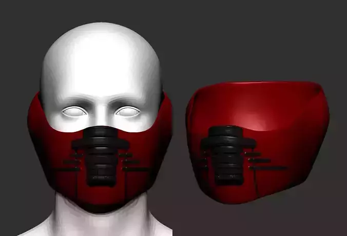 helmet high poly sculpt 3d printable ver 7 3D model