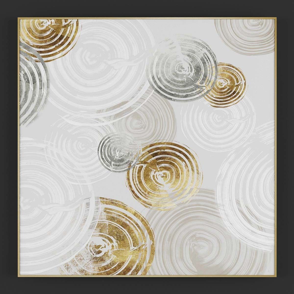 Pictures34 abstract painting Low-poly 3D model_2