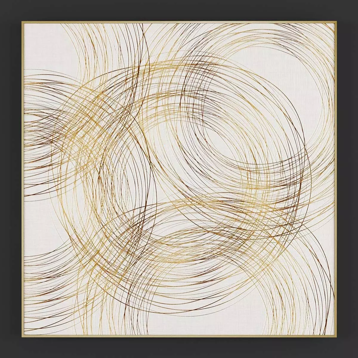 Pictures34 abstract painting Low-poly 3D model_0