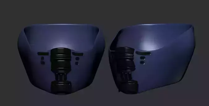 helmet high poly sculpt 3d printable ver 7 3D model