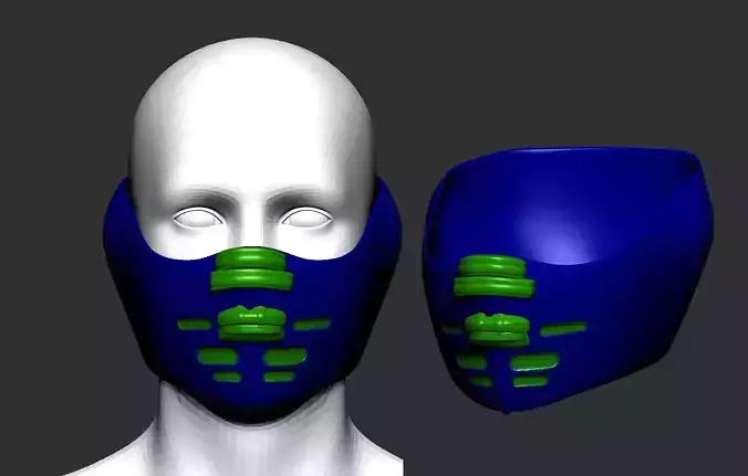 helmet high poly sculpt 3d printable ver 7 3D model