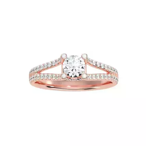 Women solitaire ring 3dm 10size stl render detail  3D print model