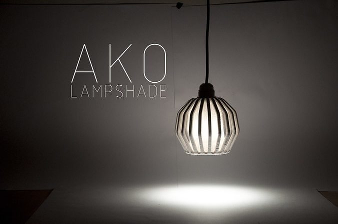 AKO Lampshade 3D print model