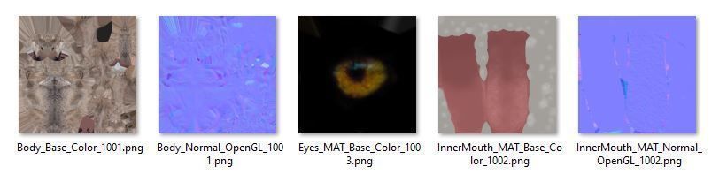 Wolf Game Model Low-poly 3D model_15