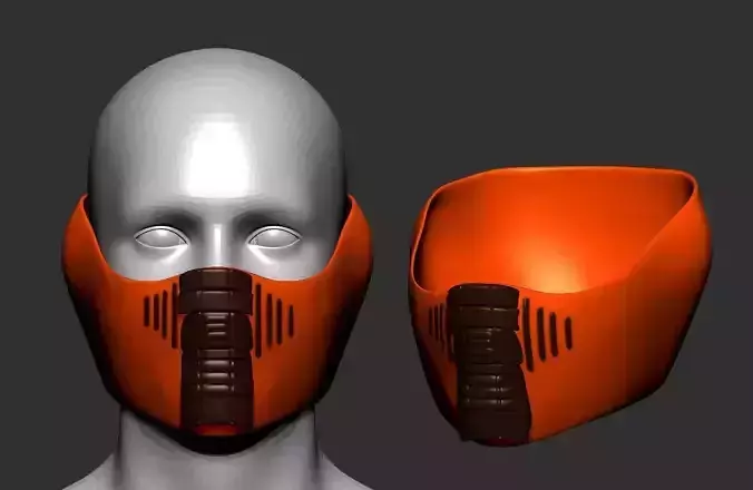 helmet high poly sculpt 3d printable 