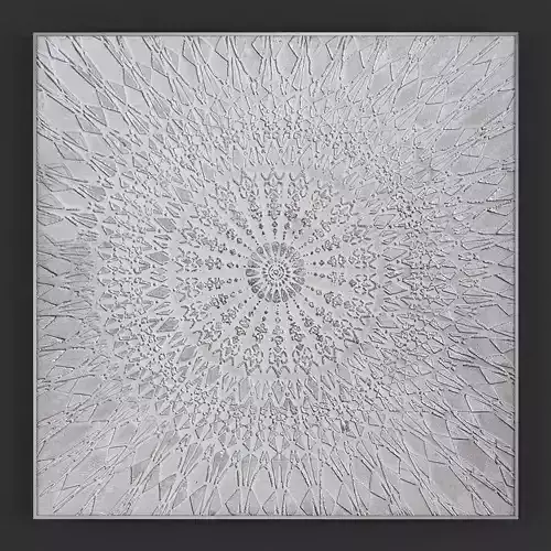 Pictures46 hexagons - abstract painting