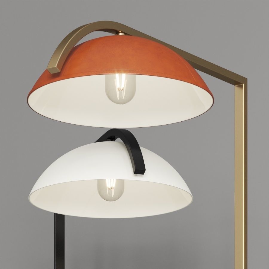 CB2 Exclusive Belgrave FLoor Lamp 3D model_2
